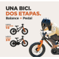 Bicicleta KUGAN DUAL 2 en 1 RIDE 14 White/Pink Bicicleta KUGAN DUAL 2 en 1 RIDE 14 White/Pink