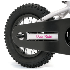 Bicicleta KUGAN DUAL 2 en 1 RIDE 14 White/Pink