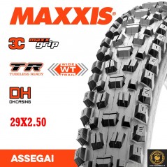 Neumático Maxxis Assegai DH/ TR /WT/3C Maxx Grip 29x2.50