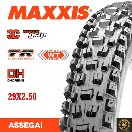 Neumático Maxxis Assegai DH/ TR /WT/3C Maxx Grip 29x2.50
