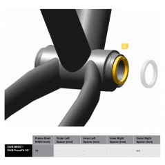 Motor SRAM PressFit (PF30) - 73 mm DUB