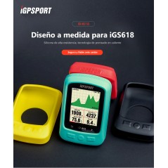 Funda de silicona IGS IGS618 o IGS620 Negro
