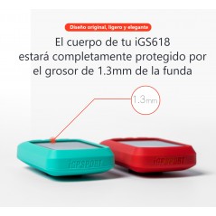 Funda de silicona IGS IGS618 o IGS620 Negro