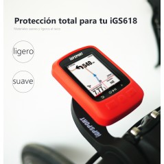 Funda de silicona IGS IGS618 o IGS620 Negro