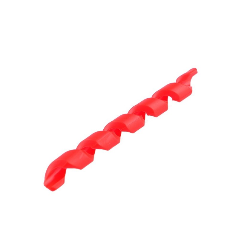 Protector para cables Espiral Anti-fricción Rojo Protector para cables Espiral Anti-fricción Rojo
