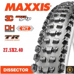 Neumático Maxxis Dissector DH/ TR /WT/3C Maxx Grip 27.5x2.40