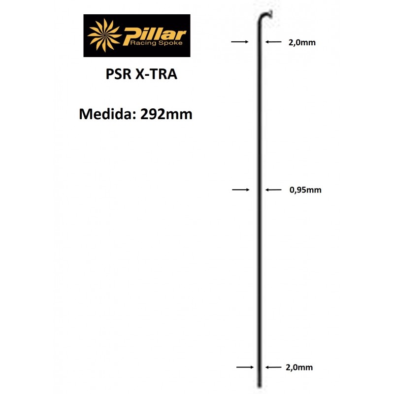 Rayo PILLAR 292mm PSR X-TRA BLACK OXIDE 1422