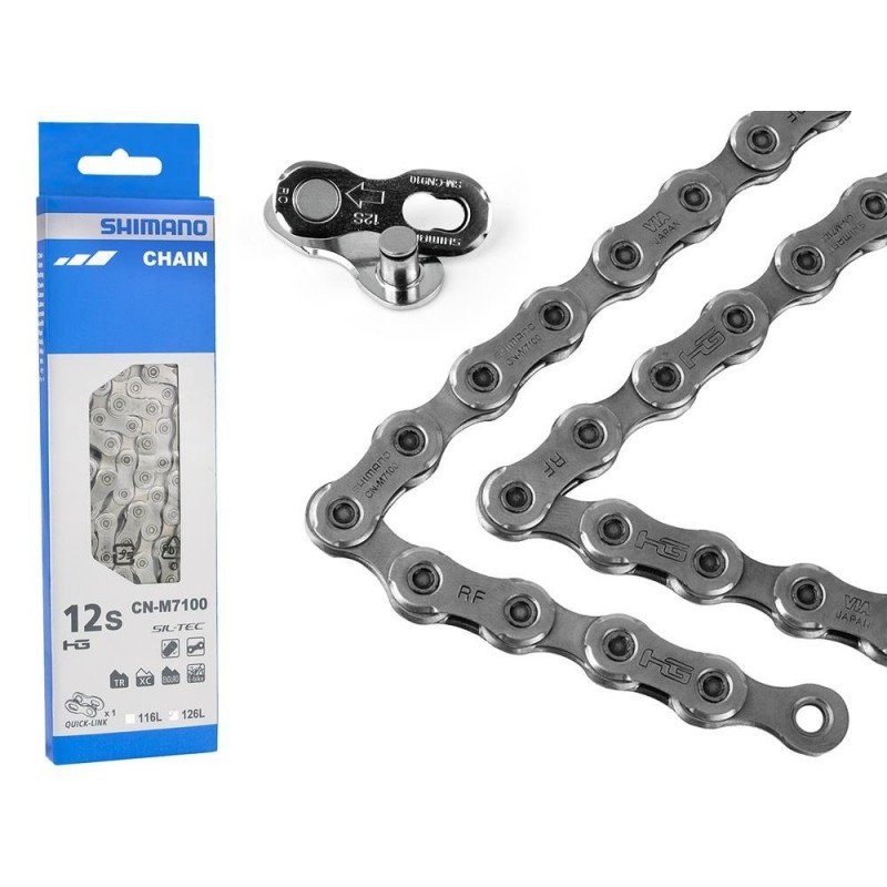 Cadena Shimano SLX CN-M7100 12V 126 Links Cadena Shimano SLX CN-M7100 12V 126 Links