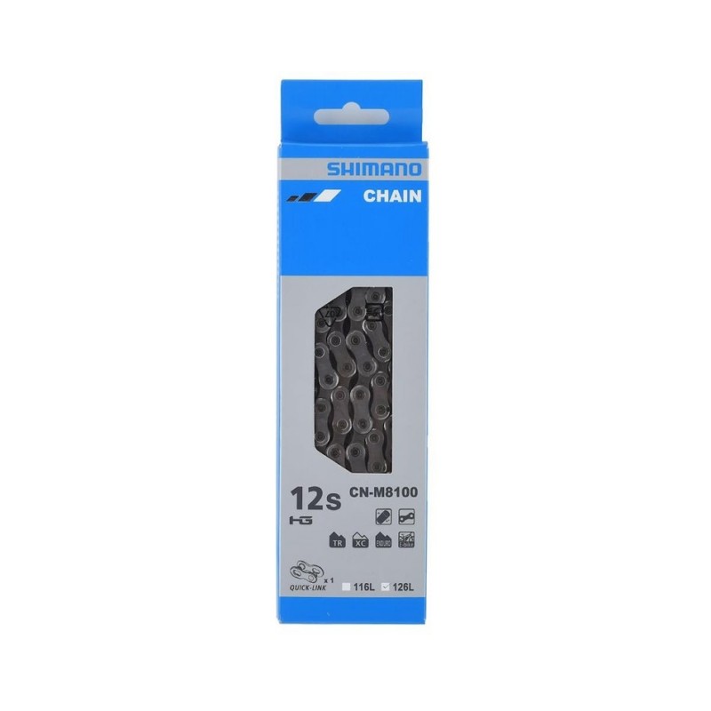 Cadena Shimano XT CN-M8100 12V 126 Links Cadena Shimano XT CN-M8100 12V 126 Links
