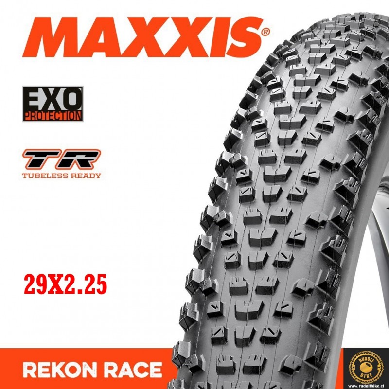 Neumático Maxxis REKON RACE 29X2.25 EXO/TR Negro Neumático Maxxis REKON RACE 29X2.25 EXO/TR Negro