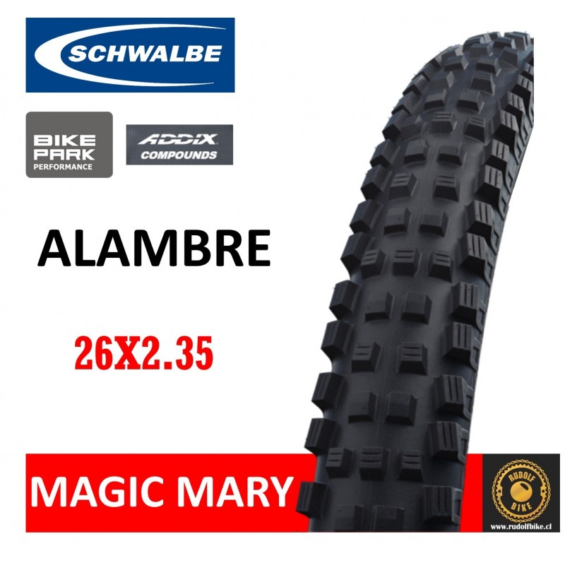 Neumático SCHWALBE Magic Mary BIKEPARK ADDIX 26x2.35 Neumático SCHWALBE Magic Mary BIKEPARK ADDIX 26x2.35