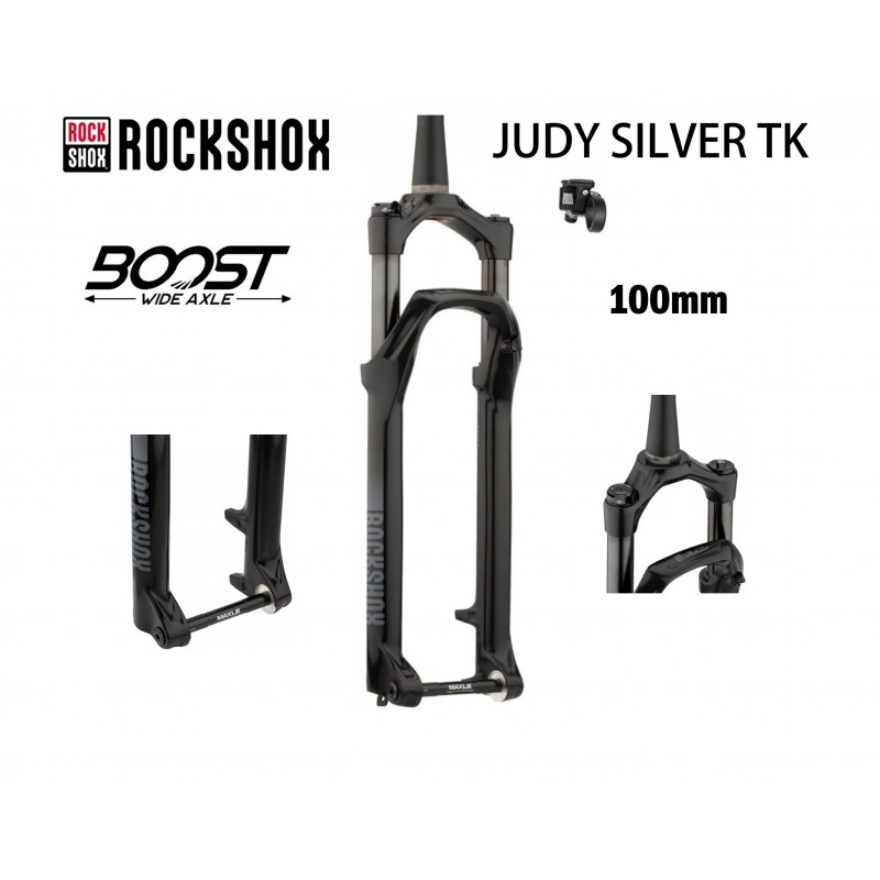 Horquilla Rock Shock Judy Silver TK 29” 100 Mm Remoto BOOST Horquilla Rock Shock Judy Silver TK 29” 100 Mm Remoto BOOST