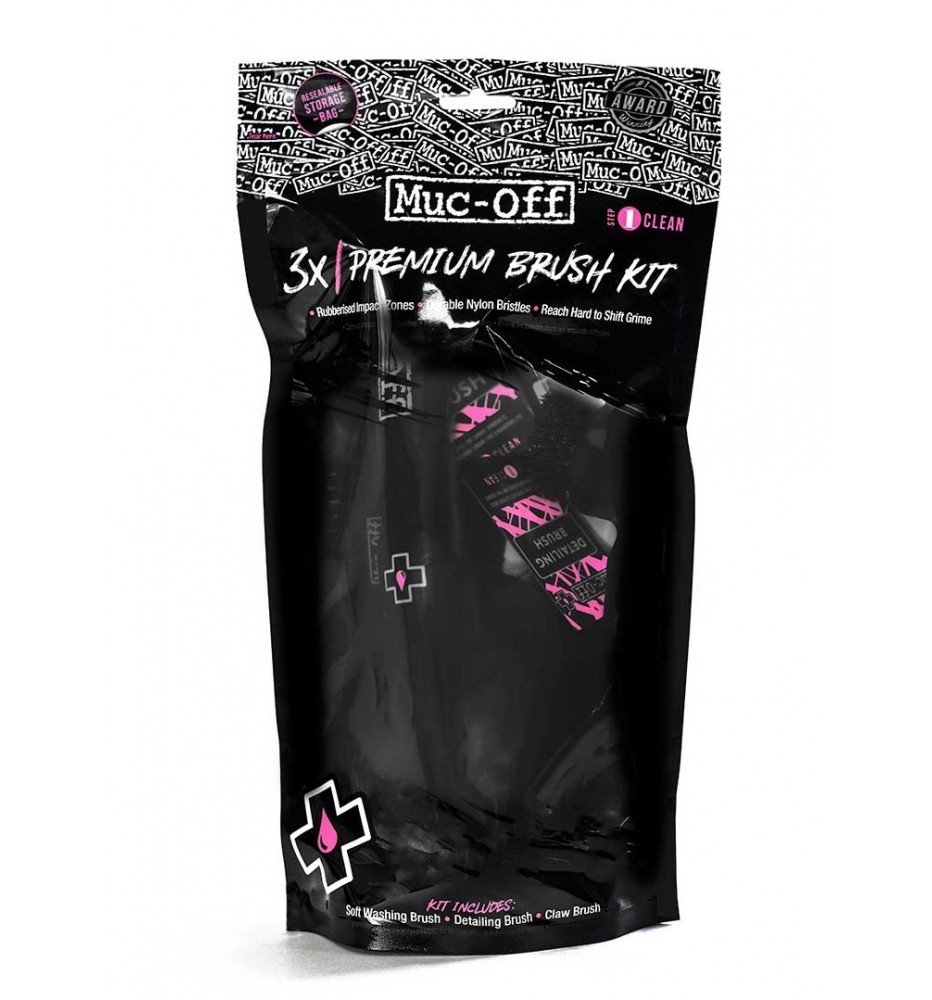 Set de 3 Cepillos MUC OFF Set de 3 Cepillos MUC OFF