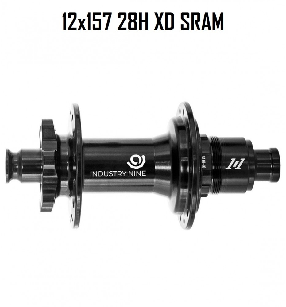 Maza INDUSTRY NINE 101 28H 12x157 XD SRAM Negra