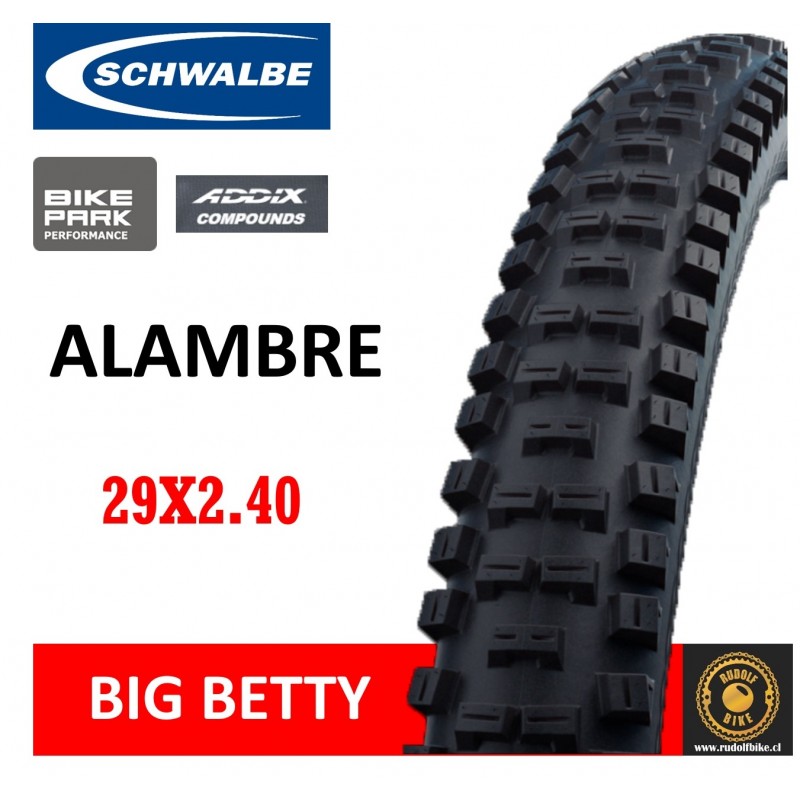 Neumático Schwalbe BIG BETTY BikePark ADDIX 29x2.40 Neumático Schwalbe BIG BETTY BikePark ADDIX 29x2.40