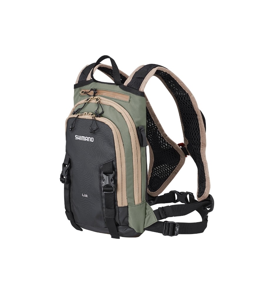 Mochila Hidratación Shimano UNZEN 2 Khaki Mochila Hidratación Shimano UNZEN 2 Khaki