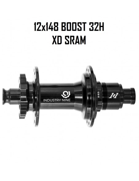 Maza INDUSTRY NINE 101 32H 12x148 Boost XD SRAM Negra