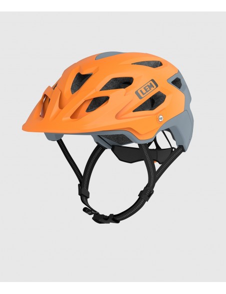 Casco LEM FLOW GREY/ORANGE
