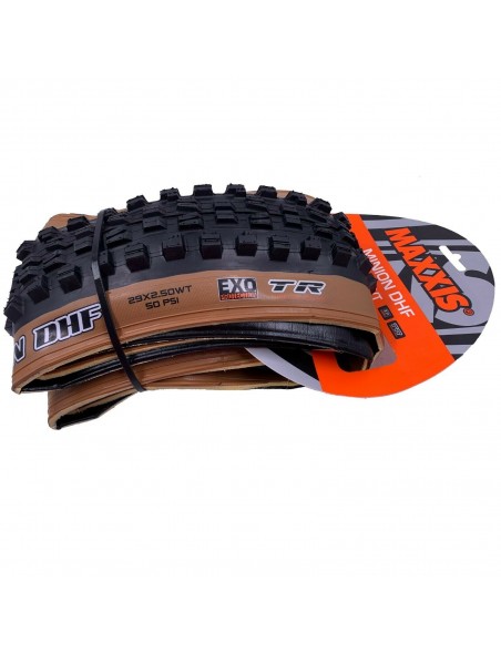 Neumático Maxxis MINION DHF EXO/TR/TANWALL 29x2.50