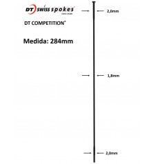Rayos DT SWISS COMPETITION 284mm Recto